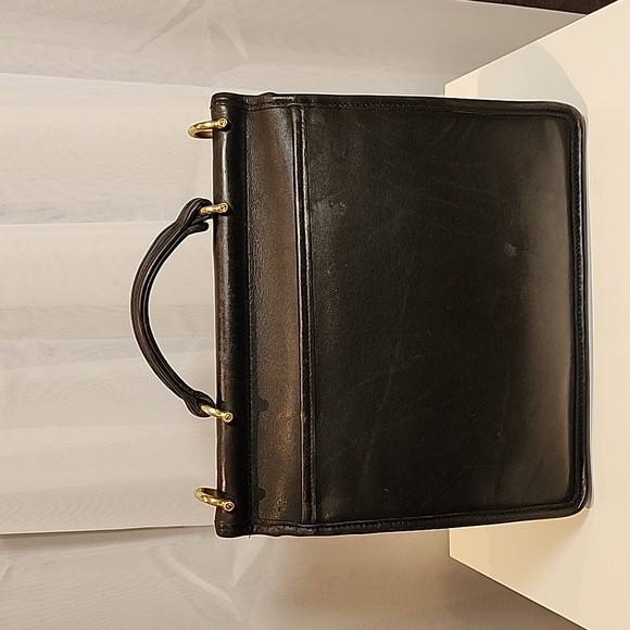 Coach Willis Purse In Black Leather/Brass Hardwear - Picture 10 of 16